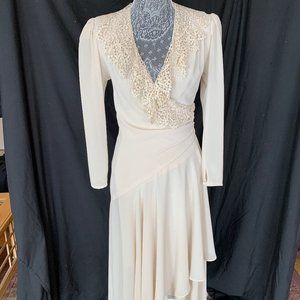 Vintage Formal Tea Length Cocktail Dress